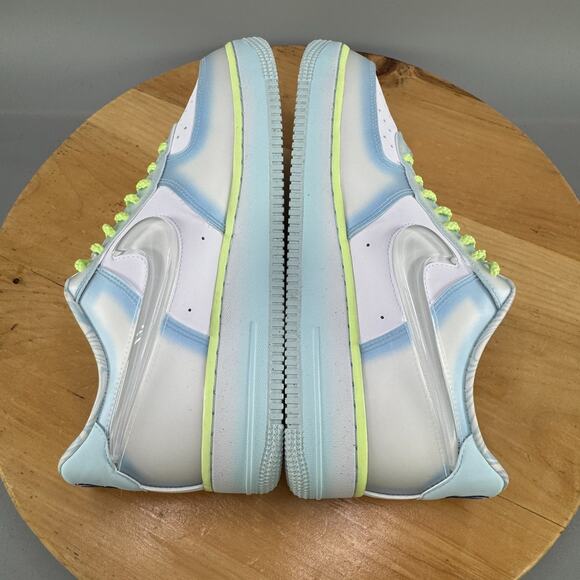 Womens 11.5 / Mens 10 - Nike Serena Williams x Air Force 1 '07 Psychic Blue SWDC - Picture 7 of 10